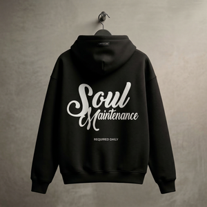Soul Maintenance Hoodie Black