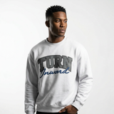 Turn Inward Heather Gray Crew
