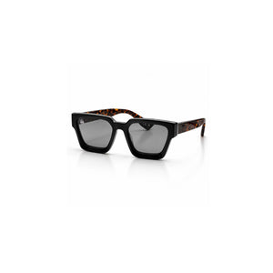Rimless Gold-Tone Optical Frames with Wood-Grain Temples