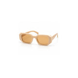 Cream Sculpted Acetate Sunglasses