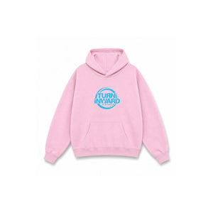Turn Inward Unisex Hood Light Pink