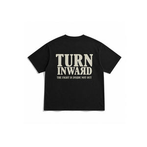 Turn Inward Inside Fight T-Shirt Black