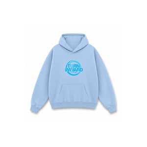 Turn Inward Hoodie Light Blue