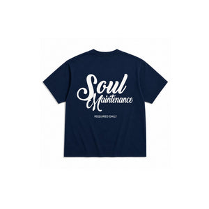 Soul Maintenance Tee Blue