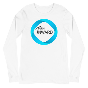 Turn Inward Long Sleeve Tee White